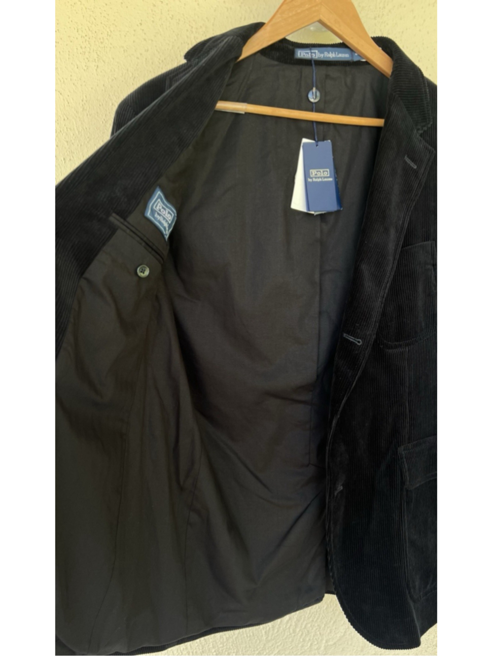 Polo Ralph Lauren Soft Tailored Corduroy Suit Jacket Blazer 44R Formal Business - Picture 12 of 16